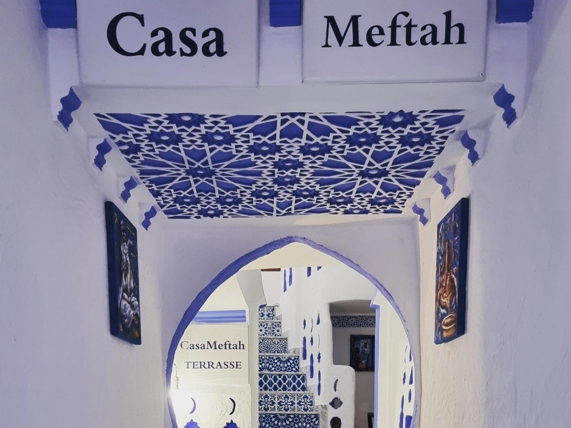 Casa Meftah Blue Apartamento Xexuão Exterior foto